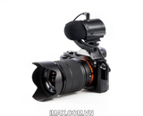 Mic thu âm Saramonic SR-PMIC2 Mini Stereo Condenser Microphone cho DSLR Camera, máy quay