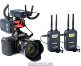Mic thu âm Saramonic VmicLink5 5.8GHz Wireless Lavalier Microphone 3TX 1RX