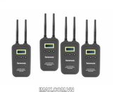 Mic thu âm Saramonic VmicLink5 5.8GHz Wireless Lavalier Microphone 3TX 1RX