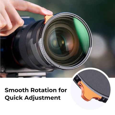 Kính lọc Filter K&F Concept Black Mist 1/4 + ND2-ND32 Nano-X (2 in 1), 49-82mm