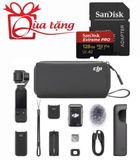 Combo 2: Máy quay DJI Osmo Pocket 3 Combo. Tặng 1 thẻ 128GB 200MB/s, dán màn hình, khăn lau K&F