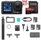 Combo 2: Máy quay DJI Osmo Action 5 Pro Adventure Combo, Tặng thẻ Sandisk 128GB tốc độc cao 200MB/s