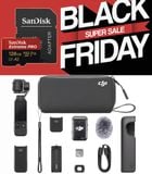 Combo 2: Máy quay DJI Osmo Pocket 3 Combo. Tặng 1 thẻ 128GB 200MB/s, dán màn hình, khăn lau K&F