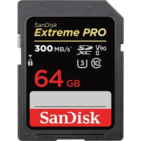 Thẻ nhớ SDXC Sandisk 64GB 2000X 300MB/s UHS-II