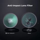 Kính lọc Filter K&F Concept Nano-X Super Hard MCUV Filter Green Coated 37-95mm