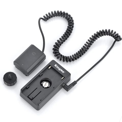 Bộ Giả Pin/ pin ảo Dummy Battery Sony DR-FZ100 và Đế pin Kingma BM-F980D