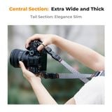 Dây đeo máy ảnh K&F Concept Shoulder Strap 45mm (Xám) - KF13.132