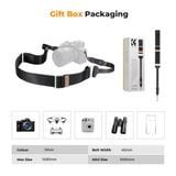 Dây đeo máy ảnh K&F Concept Shoulder Strap 45mm (Đen) - KF13.132V1