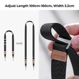 Dây đeo máy ảnh K&F Concept Shoulder Strap 32mm (Đen) - KF13.115V1