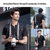 Dây đeo máy ảnh K&F Concept Shoulder Strap 32mm (Xám) - KF13.115