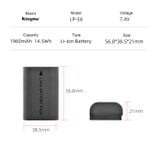 Pin Sạc đôi Ver 3 Kingma cho Canon LP-E6