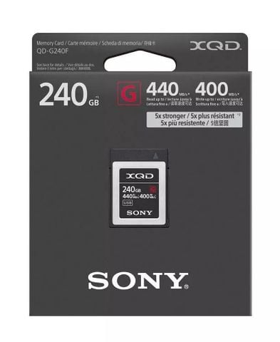 Thẻ nhớ XQD Sony 440/400 MB/s Dòng G 240GB