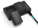 Bộ 2 pin 1 sạc đôi Ravpower for Sony NP-FZ100