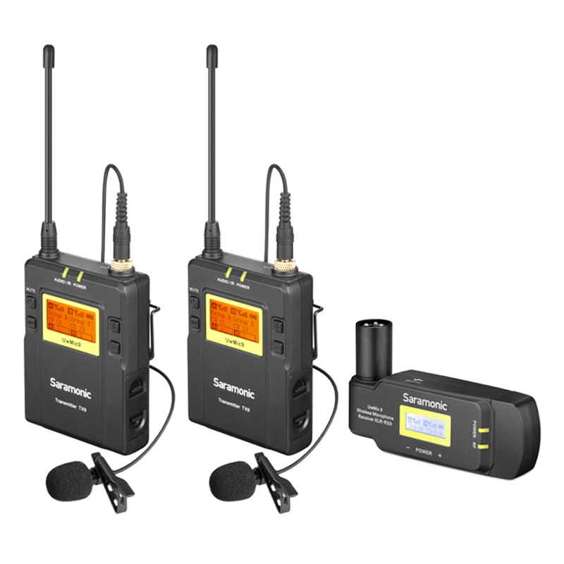 Micro không dây Saramonic UWMIC9 Kit 8 (TX9+TX9+ RX-XLR9) - Hàng Chính Hãng | Tiki.vn