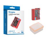 Bộ 2 pin 1 sạc đôi Ver 4 Kingma for Nikon EN-EL15NH Dung lượng 2400mAh
