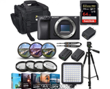 Combo 3 Body Máy ảnh Sony Alpha a6000 + 1 thẻ nhớ etreme pro 64gb + đèn led + chân máy + 1 pin + Filter màu