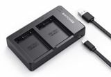 Bộ 2 pin và 1 sạc đôi Ravpower for Fujifilm NP-W126S
