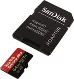 Thẻ nhớ MicroSD 64GB Sandisk Extreme Pro 200 MB/s
