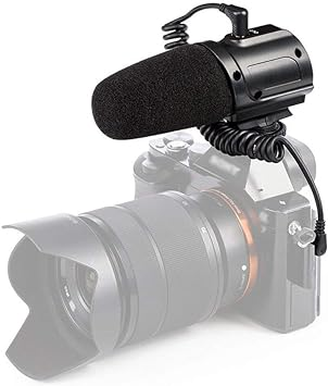 Amazon.com : Saramonic SR-PMIC3 Surround Recording Microphone with Integrated Shockmount, Low-Cut Filter & Battery-Free Operation for DSLR Cameras & Camcorders : Camera & Photo