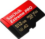 Thẻ nhớ MicroSD 512GB Sandisk Extreme Pro 200 MB/s