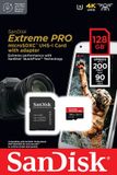 Thẻ nhớ MicroSD 128GB Sandisk Extreme Pro 200 MB/s (Bản mới nhất)