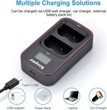 Bộ 2 pin 1 sạc đôi Kingma cho Nikon EN-EL3E Ver 3