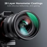Kính lọc Filter K&F Concept Nano-X CPL True Color