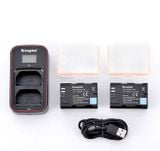 Pin Sạc đôi Ver 3 Kingma cho Canon LP-E6