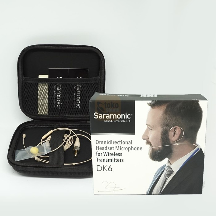 Jual SARAMONIC DK6A PROFESSIONAL OMNI HEADSET MIC W/ 3.5MM JACK - Jakarta Barat - tokosoundproaudio online | Tokopedia