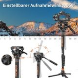 Chân máy quay Monopod Coman DK327AQ6