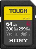 Thẻ nhớ chống nước, chống va đập Sony SDXC 64GB SF-G series TOUGH UHS-II V90 U3 300MB/s