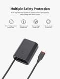 Giả pin Kingma USB-C to Sony NP-FZ100 dummy battery