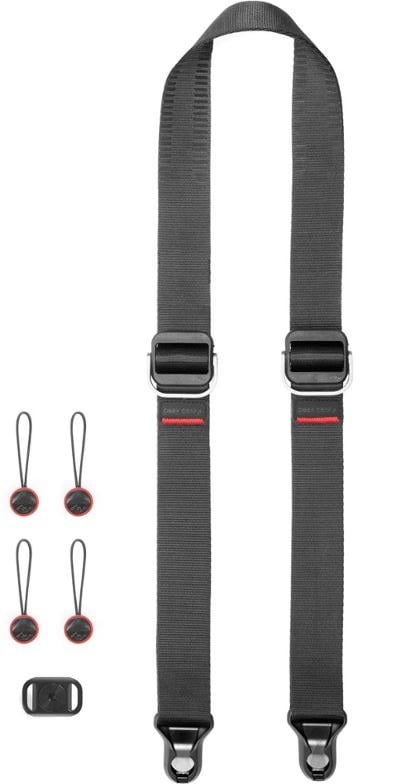 Dây máy ảnh PeakDesign Slide Lite Black, Site trung( Nhập khẩu và chính hãng)