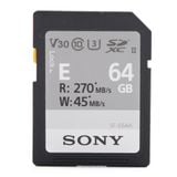 Thẻ Nhớ Sony 64GB SF-E Series UHS-II SDXC Memory Card 270/45MB/S