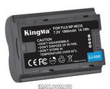 Bộ 2 pin và 1 sạc máy ảnh Kingma cho Fujifilm NP-W235, sạc có vạch hiển thị