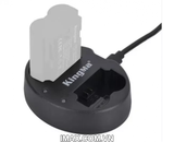 Bộ 2 pin và 1 sạc máy ảnh Kingma cho Fujifilm NP-W235, sạc có vạch hiển thị