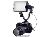 Giá đỡ chữ V đảo đầu gắn đèn Flash, micro, đèn Flash, đèn Led, Monitor