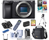 Body SONY ALPHA A6400 + Thẻ nhớ 64gb + Chân máy + Bộ vệ sinh + Túi đựng máy + Hộp đựng thẻ