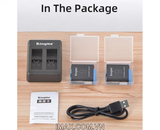 Sạc đôi Kingma for GoPro Hero 9 Black, Hero 10 Black BM059-GP9 Kit