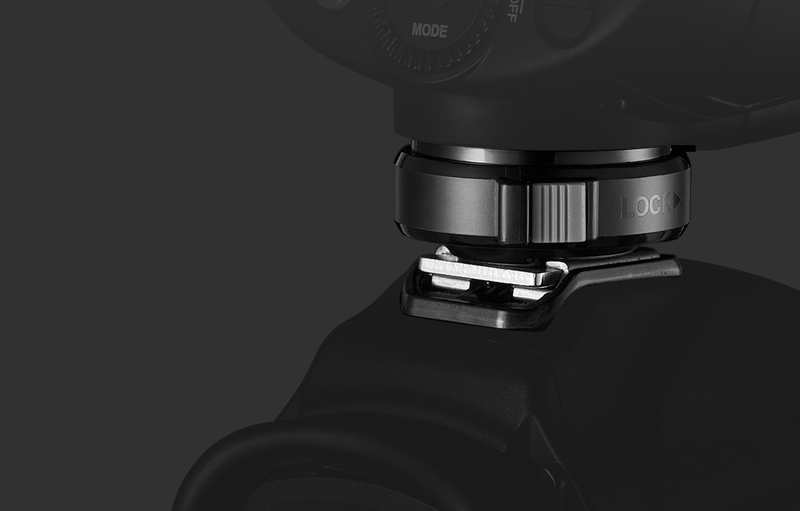 Godox TT685II được thiết kế với khóa tháo nhanh giúp thiết lập nhanh chóng