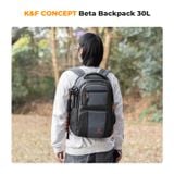 Ba lô máy ảnh K&F Concept 20L V2 - KF13.160, Lap 15.6
