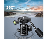 Đầu bi kim loại có tay cầm Xoay 360 độ K&F Concept BH-26 (KF31.049)