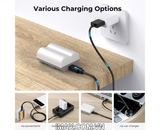 Pin máy ảnh có sạc nhanh Type C K&F Concept 2400mAh NP-W235 - KF28.0025