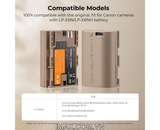 Pin máy ảnh có sạc nhanh Type C K&F Concept LP-E6NH 2250mAh - KF28.0022