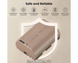 Pin máy ảnh có sạc nhanh Type C K&F Concept LP-E6NH 2250mAh - KF28.0022
