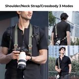 Dây đeo máy ảnh K&F Concept Shoulder Strap 32mm (Xanh Navy) - KF13.115V2