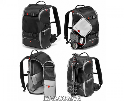 Ba lô máy ảnh Manfrotto Travel Backpack (Màu Đen)