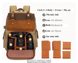 Balo máy ảnh Artisan K-032