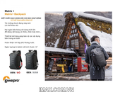 Balo máy ảnh Lowepro Matrix BP 23L, Chính hãng