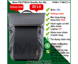 Balo máy ảnh PGYTECH OneGo Air 20L (Obsidian Black)
